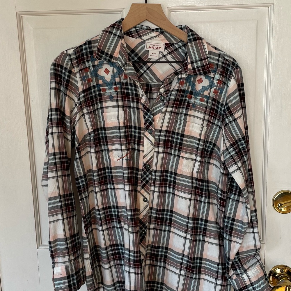 Ariat Plaid Button-Up Shirt